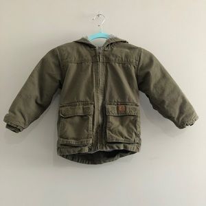4T Kids Green Carhartt Jacket